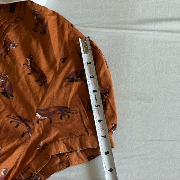 Hell Bunny Retro Dress Size 3XL Vixey Fox Print Pinup Rockabilly Hipster 1940s - Picture 16 of 16